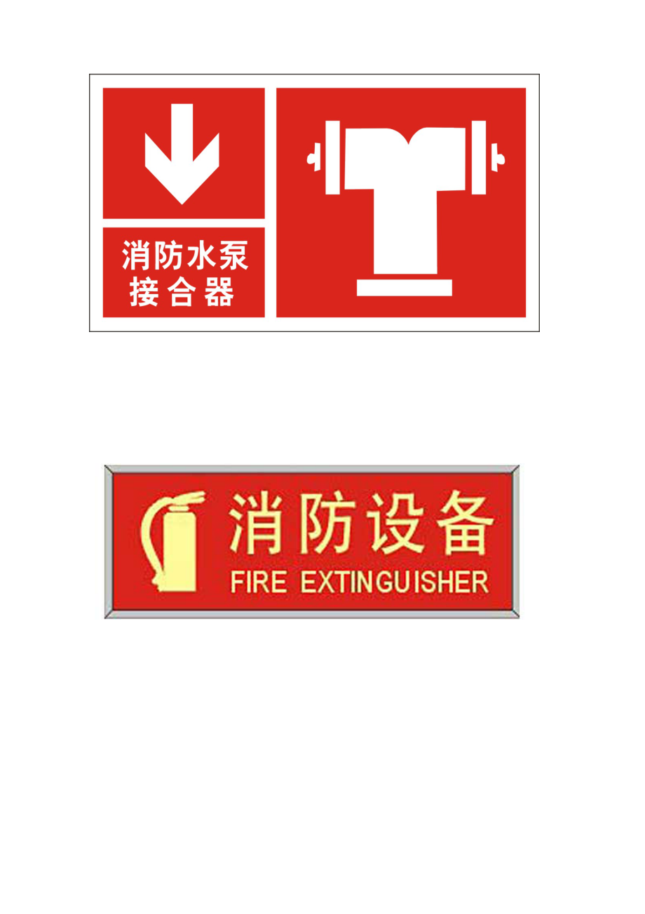 消防安全标志牌汇总14页