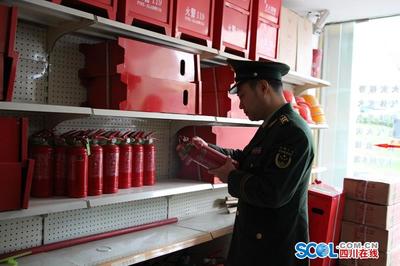 “119”消防宣传月将至 涪城消防开展消防产品大检查