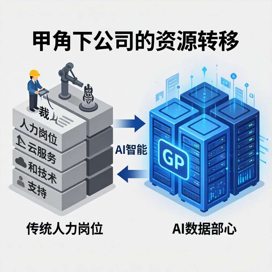 从这些动作里，我们可以看到一条清晰的逻辑线：甲骨文正在把资源从“传统人力”向“算力基础设施”转移。那些被裁掉的岗位——工程、云服务、技术支持——很多是传统业务板块。而投入的方向，则是AI数据中心、GP