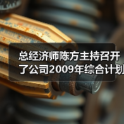 总经济师陈方主持召开了公司2009年综合计划部署会议(图1) 总经济师陈方主持召开了公司2009年综合计划部署会议(图1)