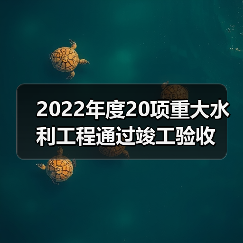 2022年度20项重大水利工程通过竣工验收（图3）
