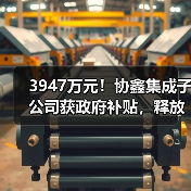 3947万元!协鑫集成子公司获政府补贴,释放哪些信号?(图2) 3947万元!协鑫集成子公司获政府补贴,释放哪些信号?(图2)