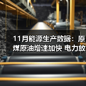 11月能源生产数据:原煤原油增速加快 电力放缓(图4) 11月能源生产数据:原煤原油增速加快 电力放缓(图4)