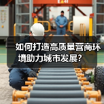 如何打造高质量营商环境助力城市发展?(图2) 如何打造高质量营商环境助力城市发展?(图2)