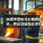 抚顺市委秘书长调研抚机,新能源装备制造引领绿色转型(图2) 抚顺市委秘书长调研抚机,新能源装备制造引领绿色转型(图2)