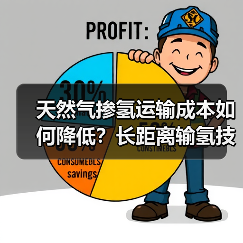 天然气掺氢运输成本如何降低?长距离输氢技术突破!(图1) 天然气掺氢运输成本如何降低?长距离输氢技术突破!(图1)