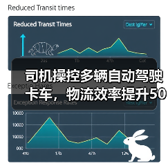 司机操控多辆自动驾驶卡车，物流效率提升50倍？（图4）