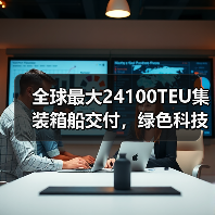 全球最大24100TEU集装箱船交付，绿色科技改写航运未来（图3）