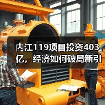 内江119项目投资403亿，经济如何破局新引擎？（图1）