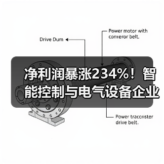 净利润暴涨234%!智能控制与电气设备企业集体业绩爆发(图2) 净利润暴涨234%!智能控制与电气设备企业集体业绩爆发(图2)