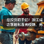 总投资超千亿!浙江成功落地包含光模块、光连接器在内多个产业项目(图2) 总投资超千亿!浙江成功落地包含光模块、光连接器在内多个产业项目(图2)