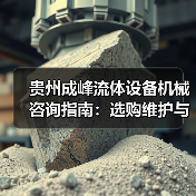 贵州成峰流体设备机械咨询指南:选购维护与故障解析2025(图4) 贵州成峰流体设备机械咨询指南:选购维护与故障解析2025(图4)