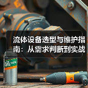 流体设备选型与维护指南：从需求判断到实战5方法